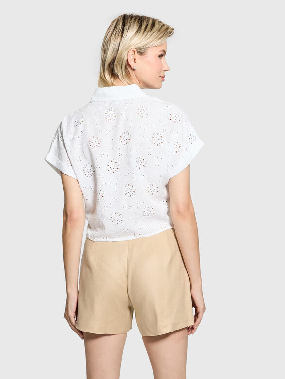 BRIGITTE shirt with openwork motifs - 3