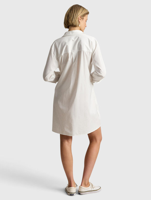 Cotton shirt-style dress - 2