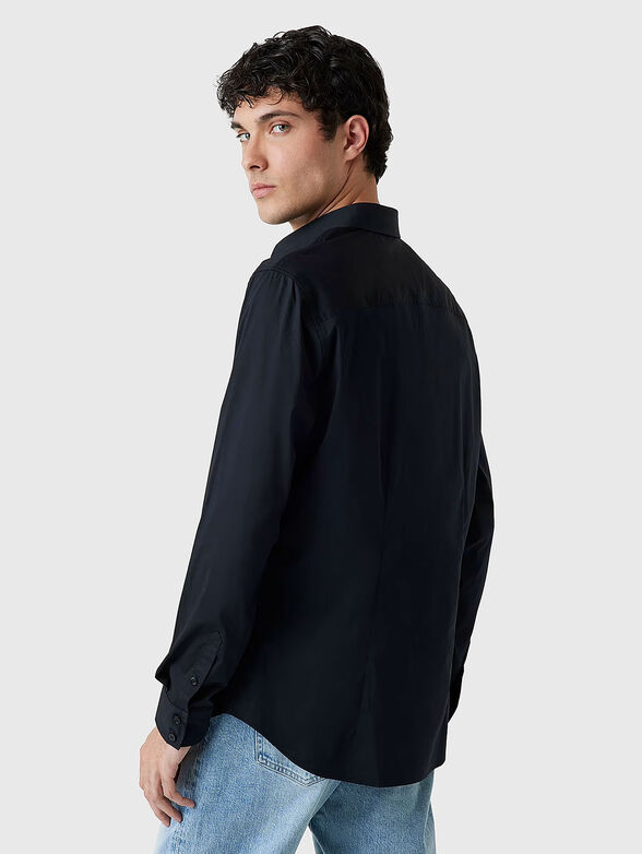 Long sleeve logo cotton shirt - 3