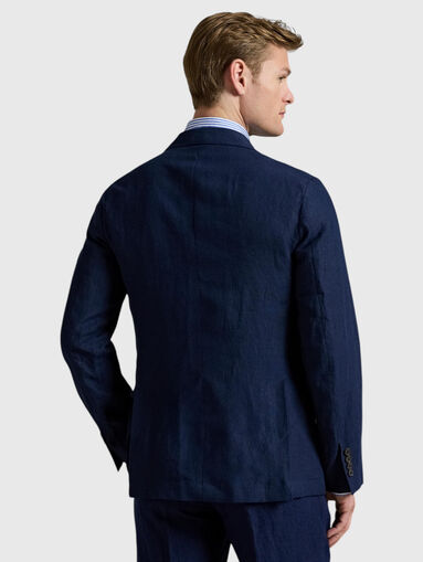 Dark blue linen jacket - 3