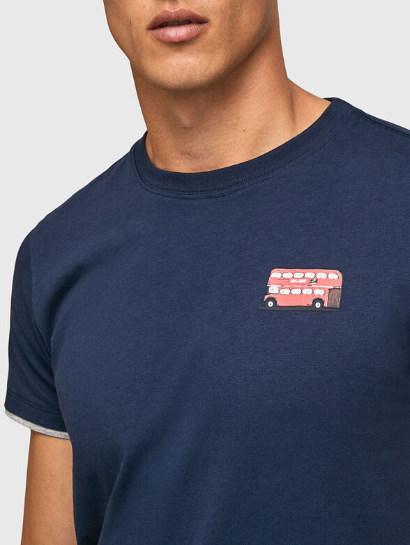 SUTTON T-shirt with contrast print - 4