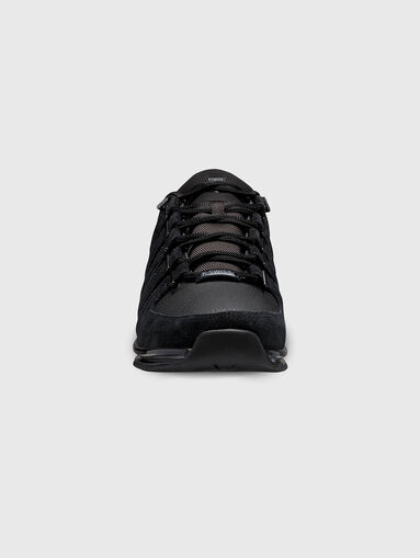 RINZLER black leather sneakers - 5