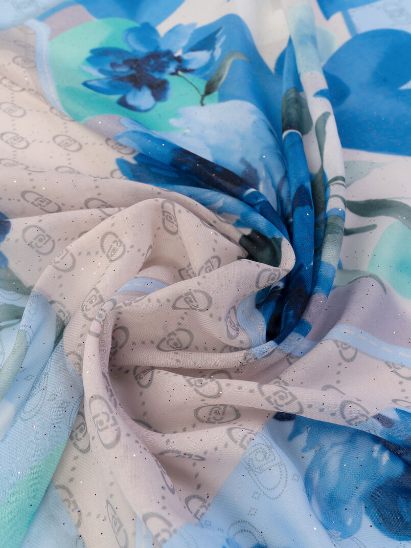 Logo print scarf - 3