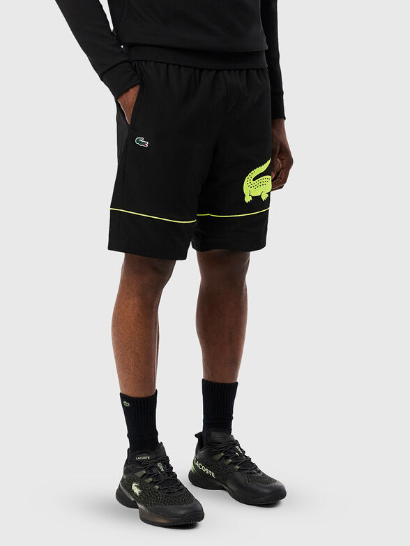 Tennis shorts with logo detail - 1