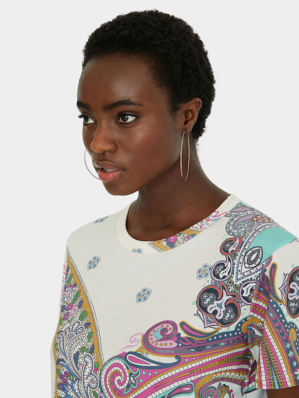 T-shirt with paisley print - 5