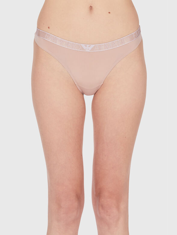 Set of two pairs of G-string with logo - 2