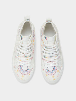 Sneakers with floral embroidery - 3
