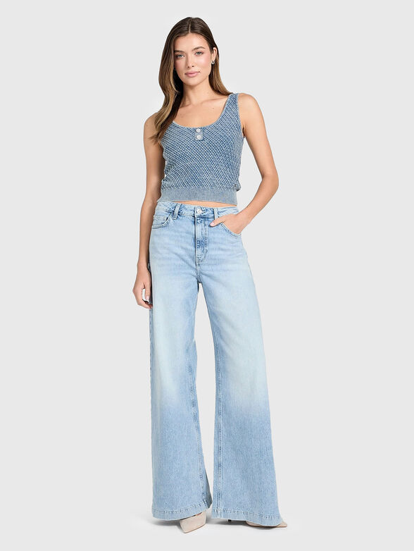 LYLAH top with interwoven motif  - 2