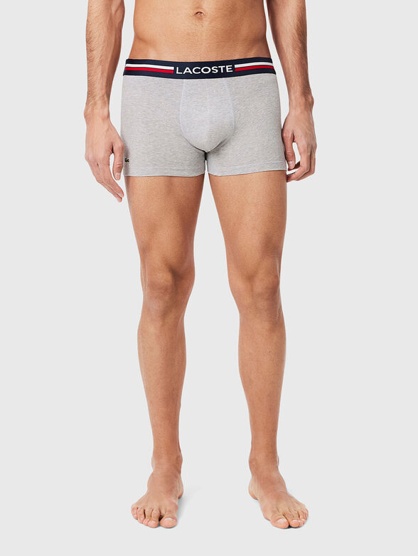 Set of three pairs of boxers with logo - 4