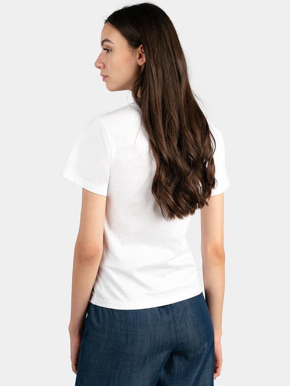 T-shirt with logo print and sequins - 2
