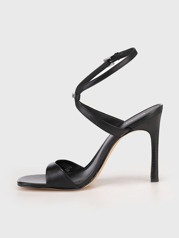 AMARA heeled leather sandals - 4