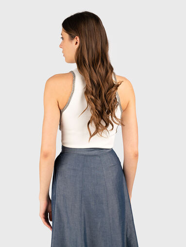 Top with high neckline and logo - 3