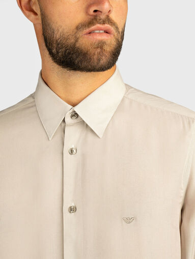 Long leeved shirt with logo embroidery - 4