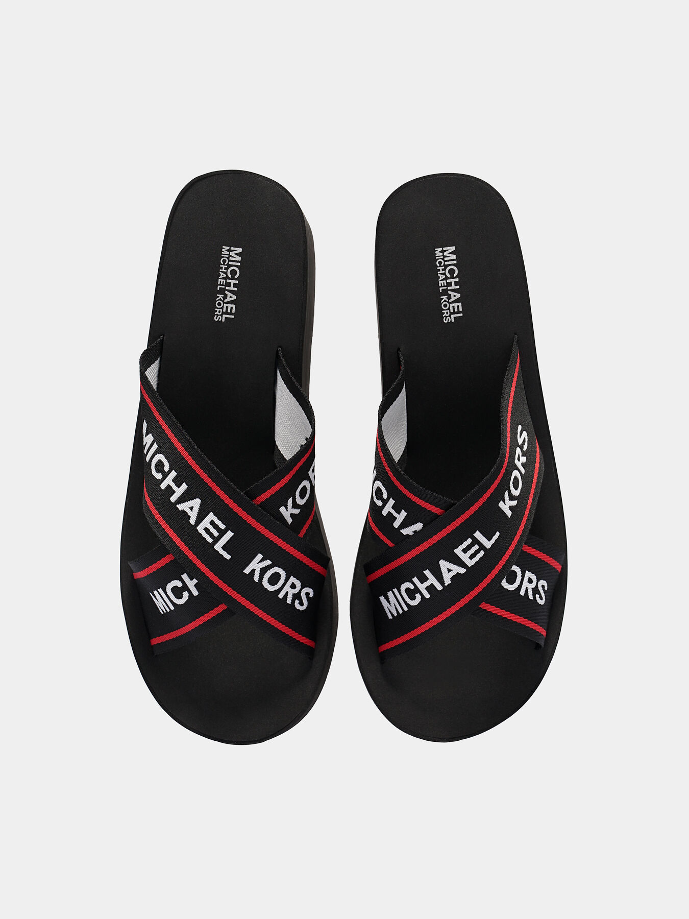 Michael kors sales platform flip flops