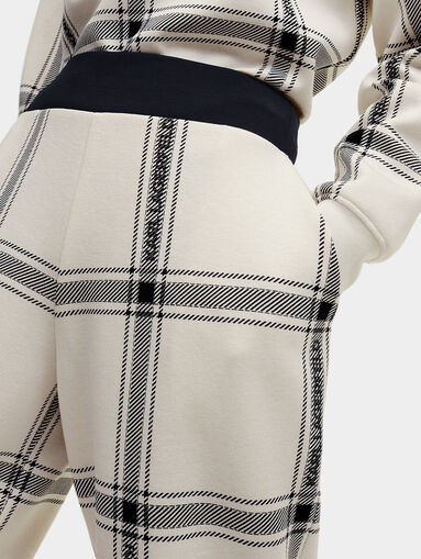 KARL CHECK Trousers - 5
