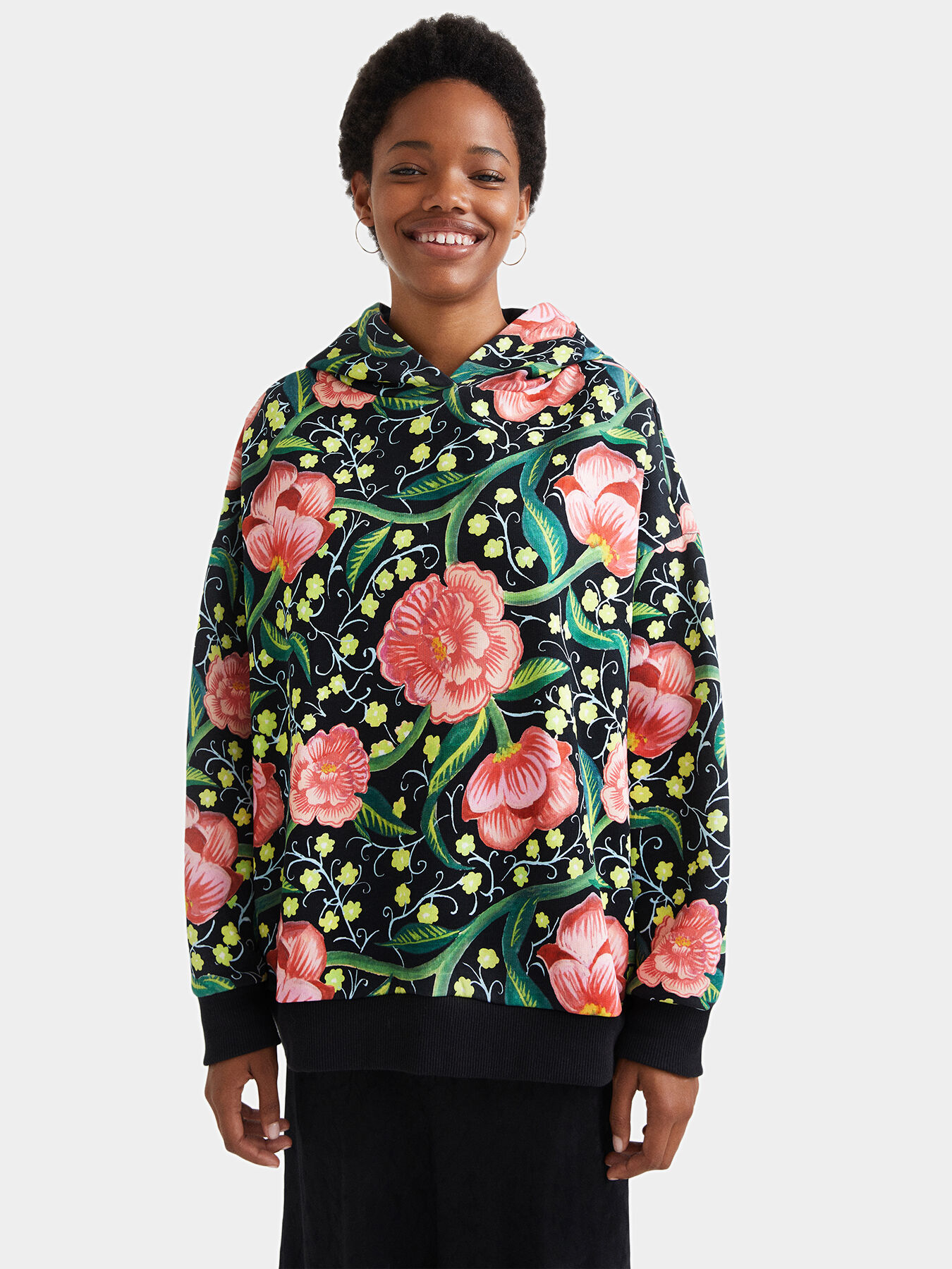sweatshirt floral print