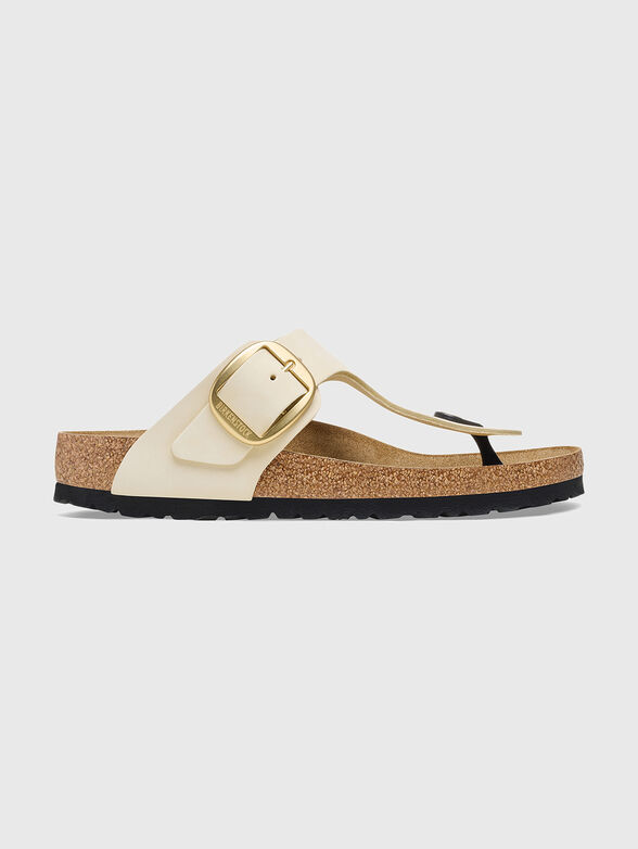 GIZEH slippers in ecru - 1