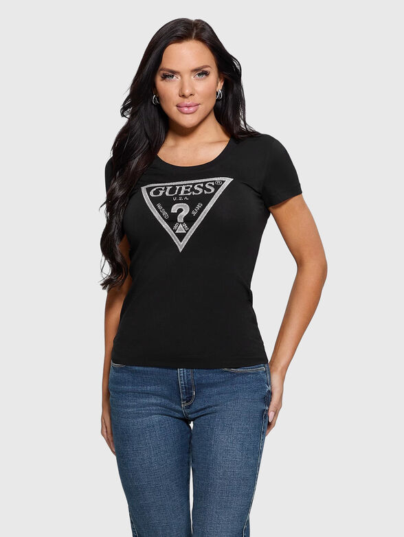 T-shirt with logo accent - 1