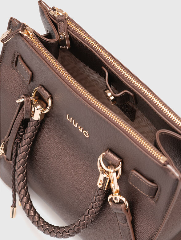 Brown eco leather bag - 6