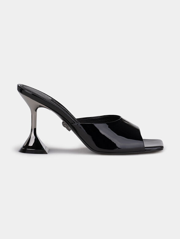 Leather heeled sandals - 1