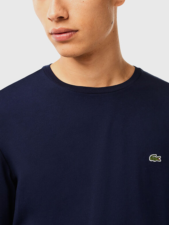 Black blouse with logo accent  - 4