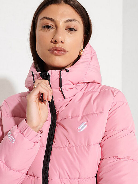 Hooded puffer jacket - 6