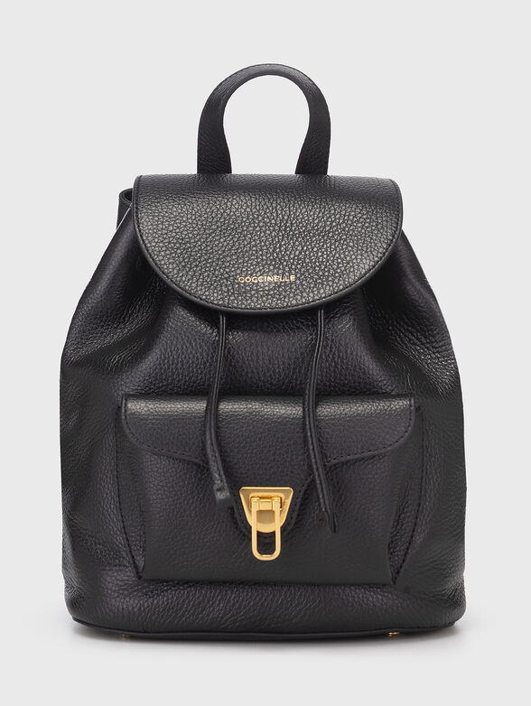 BEAT SOFT leather backpack in black - 1