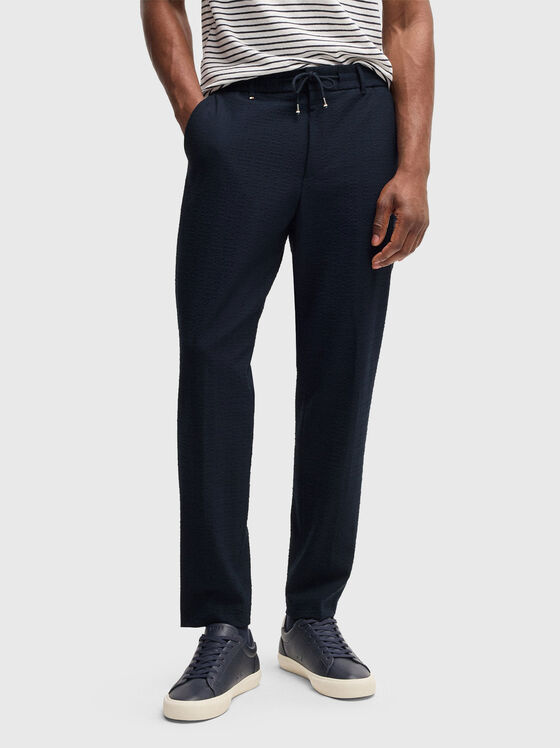 C-PERIN slim trousers with ties - 1
