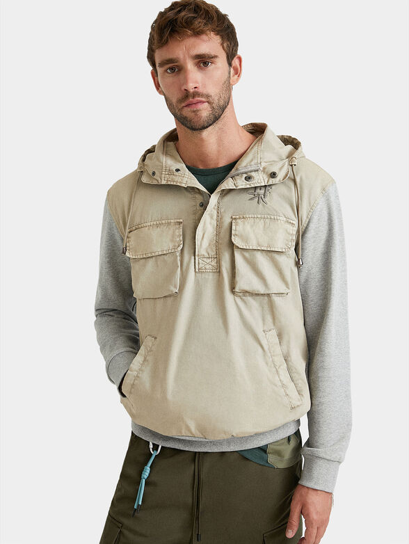 Sweatshirt with hood - 1