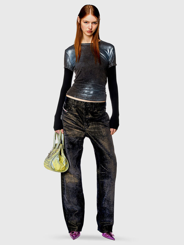 T-MIWA T-shirt with metallic effect - 2