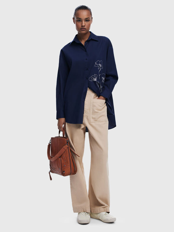 Backpack with accent stitching - 6