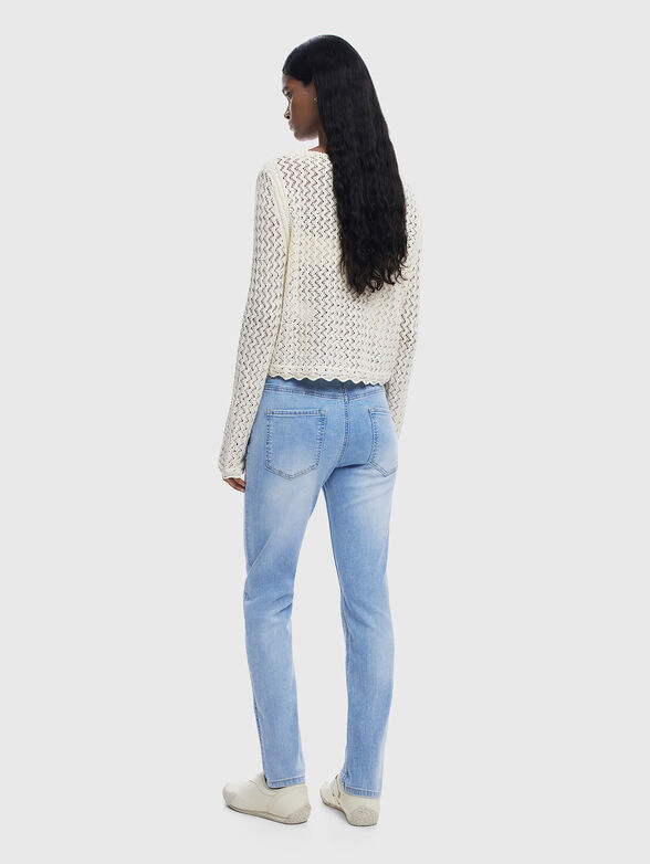 Slim jeans with patches - 2