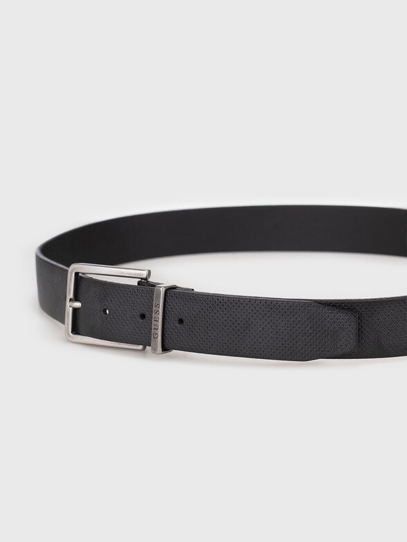 Textured belt with logo  - 2