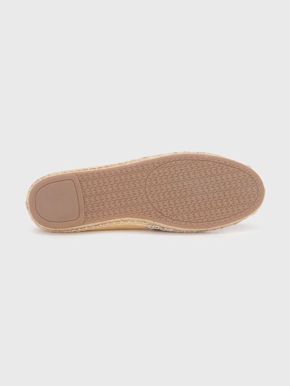 KENDRICK leather espadrilles with monogram design - 4
