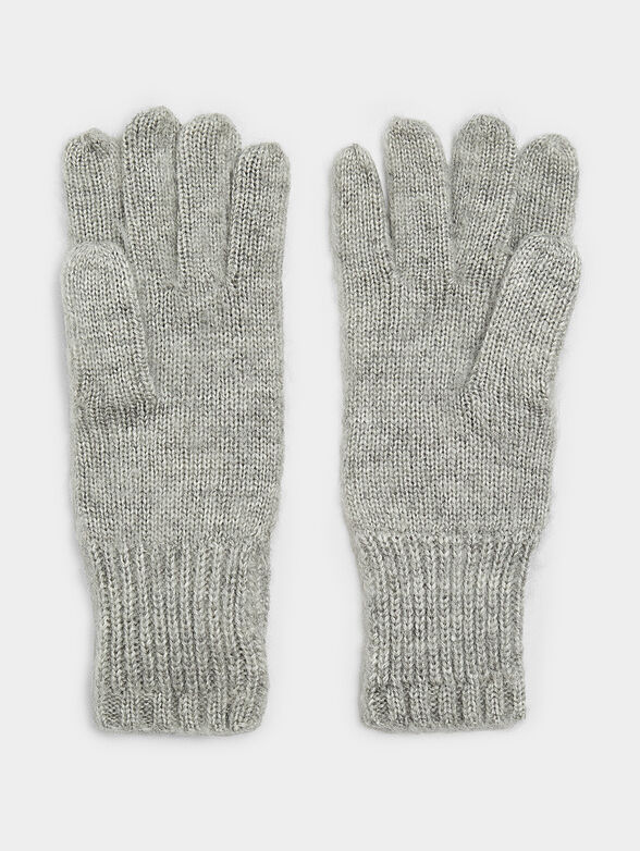 SARAH knitted gloves in black color - 2