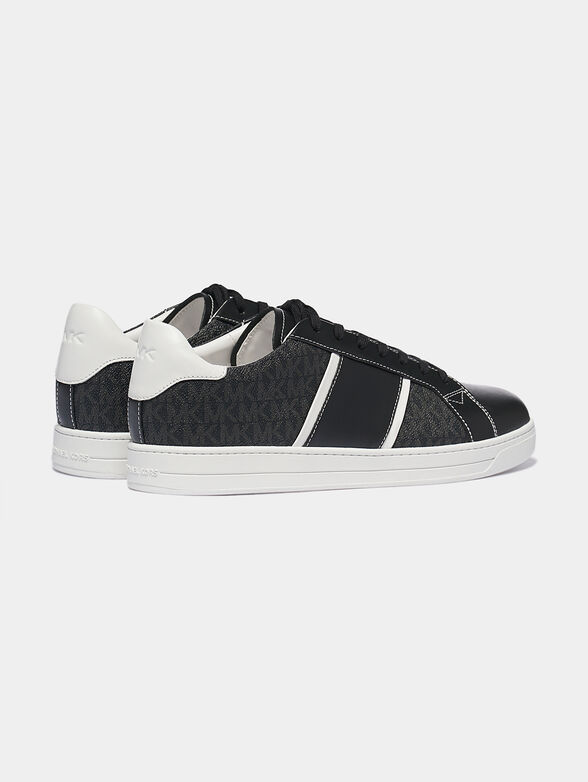 TYLER Black sneakers with logo print - 4