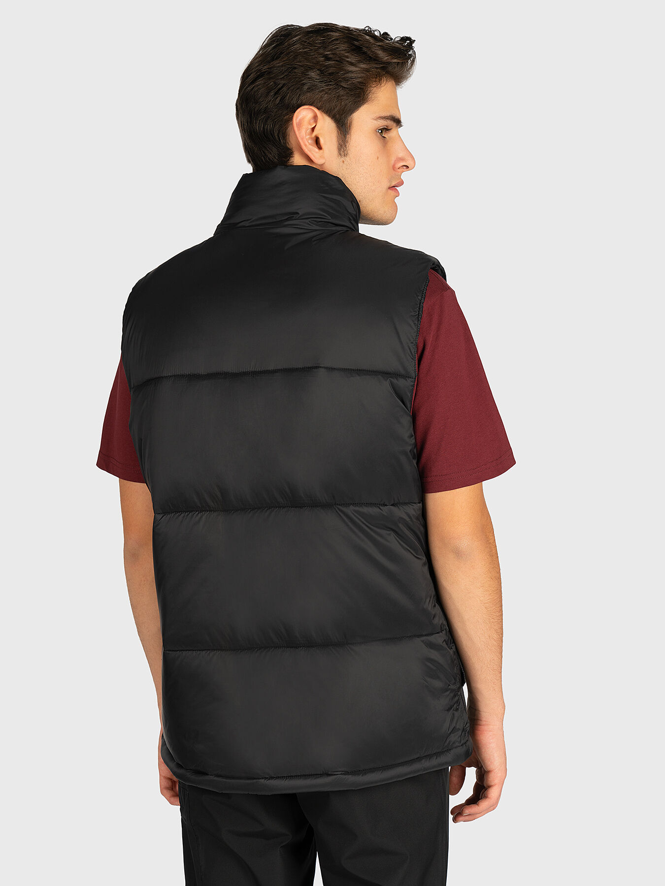 Puffer vest in black color brand FILA — Globalbrandsstore.com/en