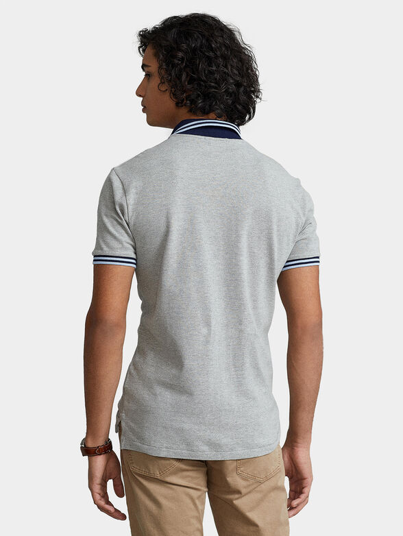 Polo-shirt with contrast stripes and Polo Bear embroidery - 3