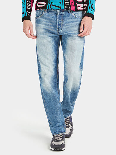 RODEO Regular jeans with washed effect - 1