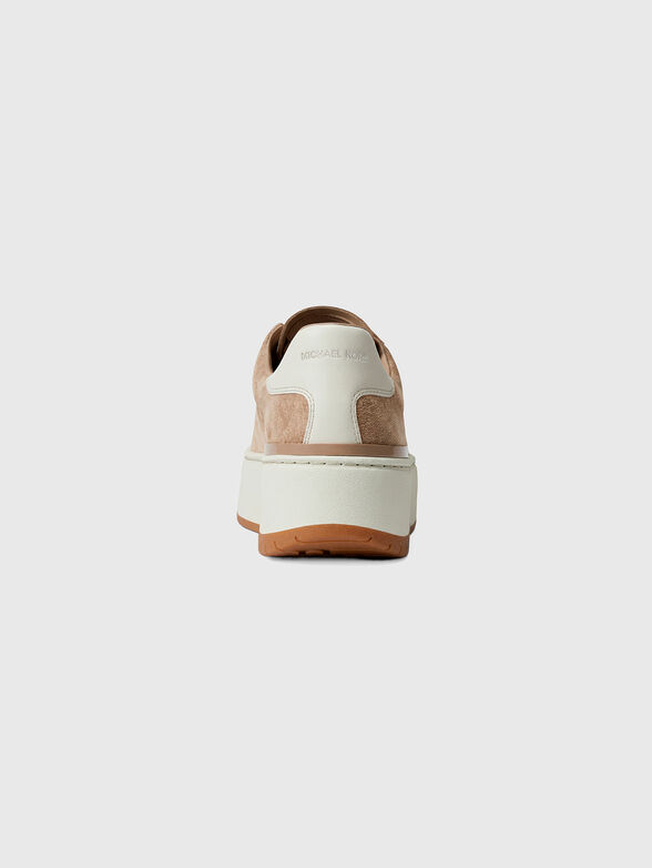 DOTTIE suede platform sneakers - 4