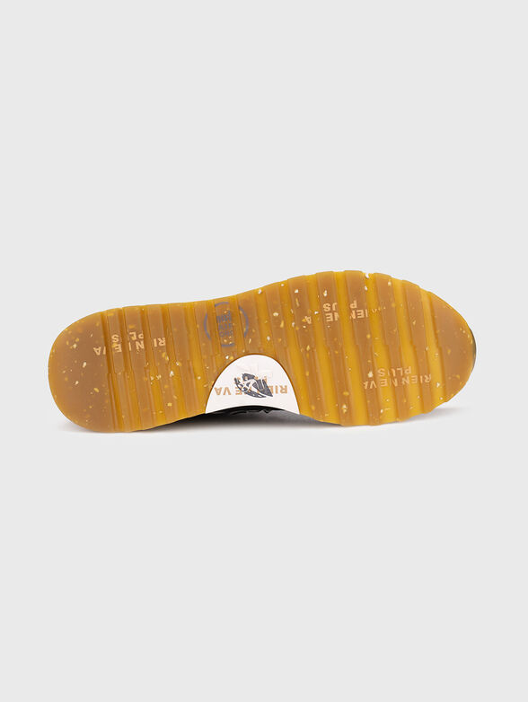 LANDER textile and suede sneakers - 5