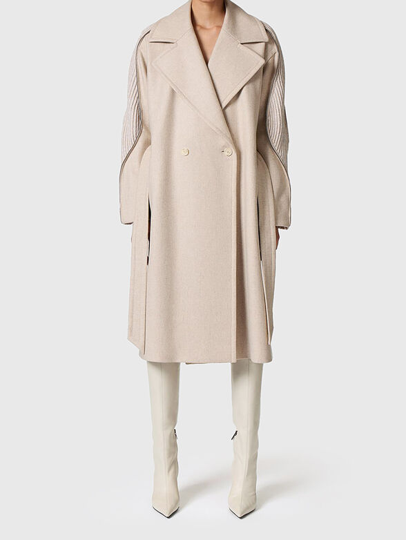 Wool blend coat - 4