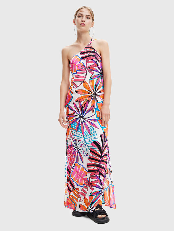 SALINAS dress in viscose with floral print - 1