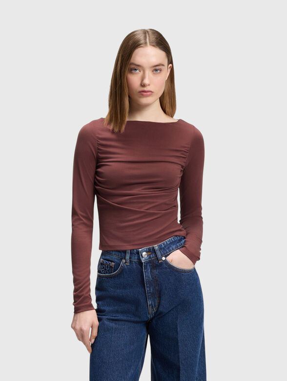 DAENI brown blouse - 2