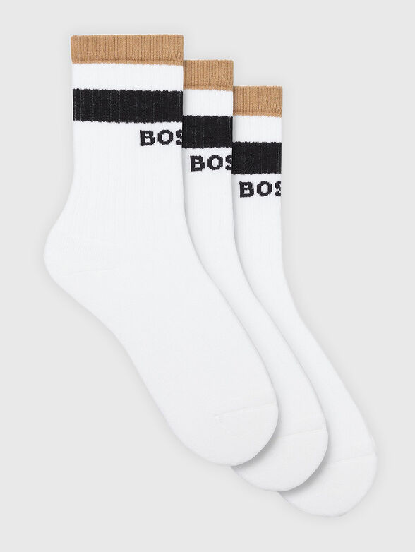 Set of two pairs of socks with logo - 1