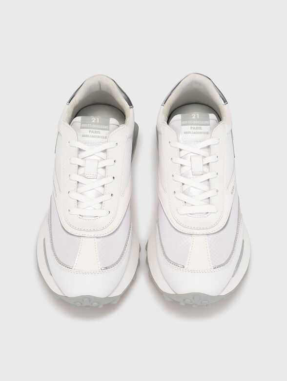 ZONE black sports shoes with logo accents - 6