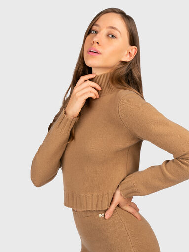 NATALIE cropped cashmere sweater  - 4