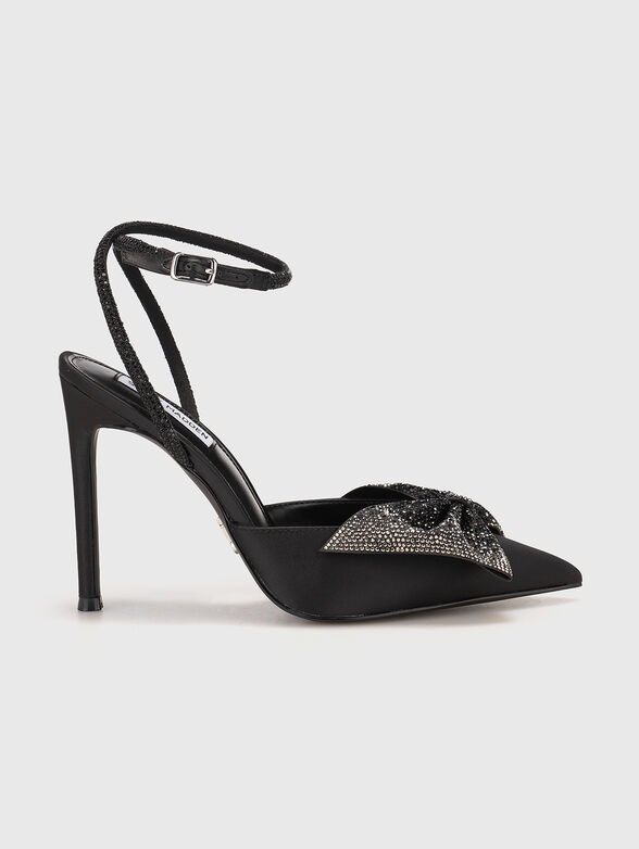 Heeled shoes with rhinestones - 1