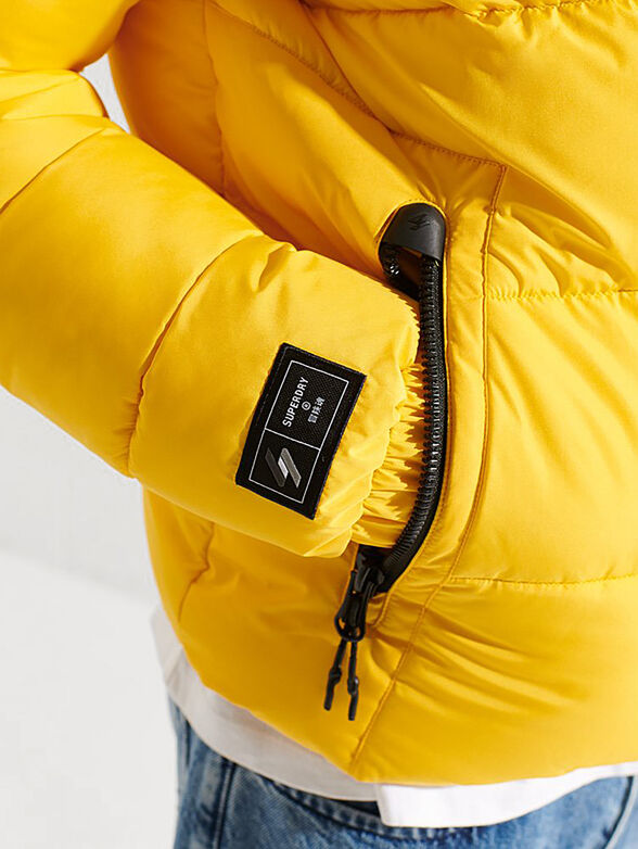 Padded jacket with a hood  - 6