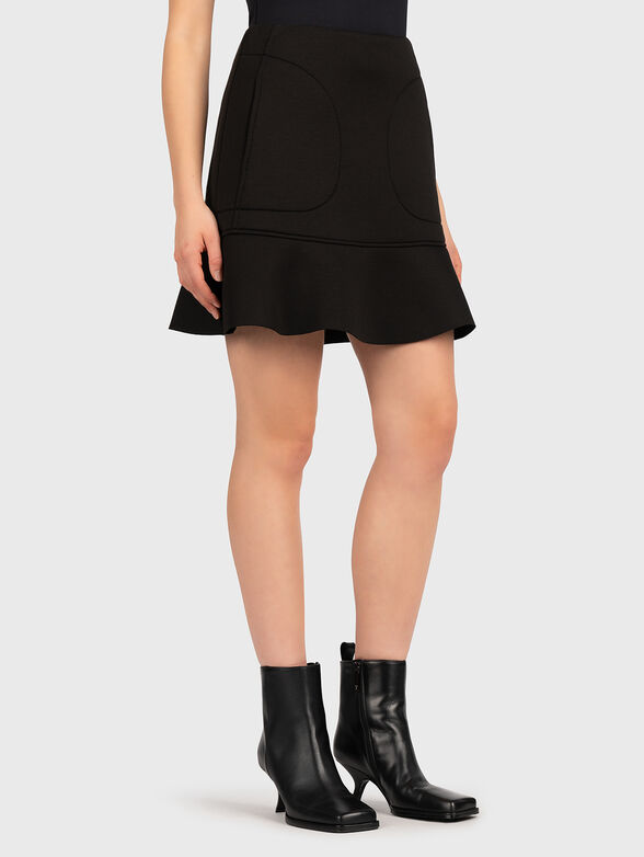 High-waisted mini skirt - 1
